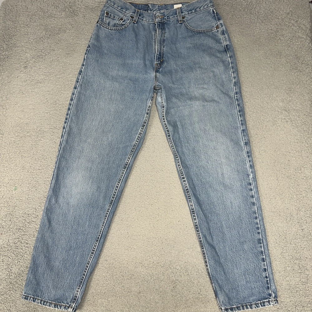 VTG Levi's 560 Batwing Jeans Women Sz 14 (31x31) M Blue Loose Fit Pants USA Y2K